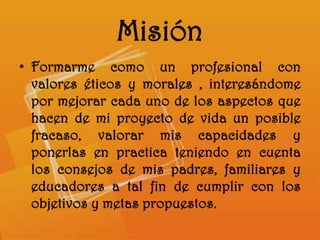 Proyecto de vida sergio