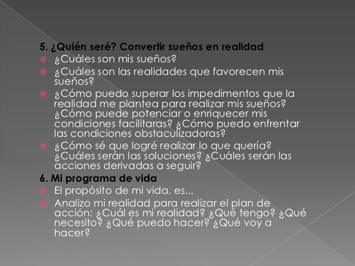 Proyecto de vida y de empresa