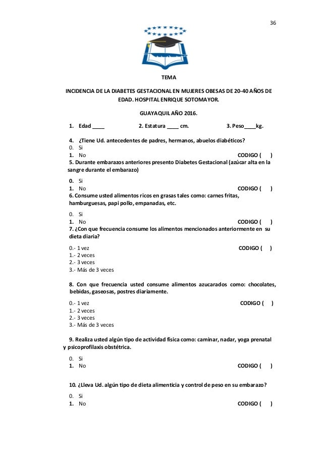Proyecto Diabetes Gestacional