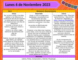PROYECTO PREESCOLAR DÍA DE MUERTOS .pptx