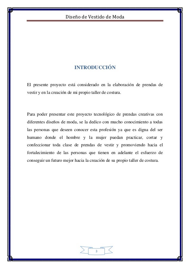 Proyecto diseño de vestido Proyecto diseño de vestido