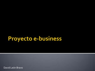 Proyecto e-business David León Bravo 