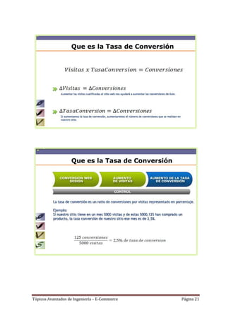 Tópicos Avanzados de Ingeniería – E-Commerce   Página 21
 