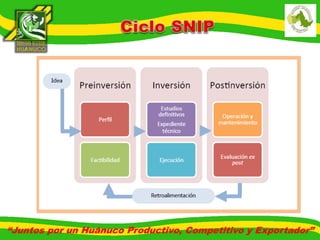 “Juntos por un Huánuco Productivo, Competitivo y Exportador” 
 