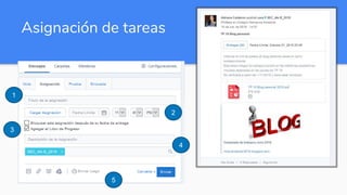 Asignación de tareas
1
2
3
4
5
 