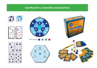 Gamificación y materiales manipulativos
3
Pelotas adhesivas
 