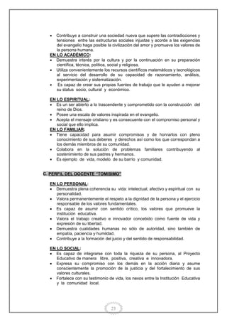 Proyecto educativo institucional