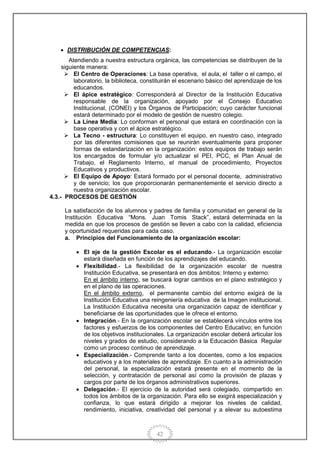 Proyecto educativo institucional