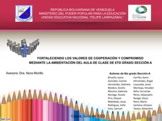 Proyecto Educativo Comunitario 6to grado A.pptx