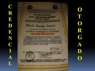 C
R
E
D
E
N
C
I
A
L
O
T
O
R
G
A
D
O
 