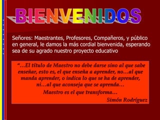 Simon Manda Proyecto educativo liceos bolivarianos. | PPT