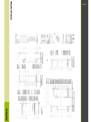 Albañilería
Cortes
por
fachada
 