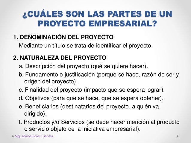 Proyecto empresarial