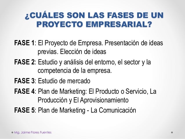 Proyecto empresarial