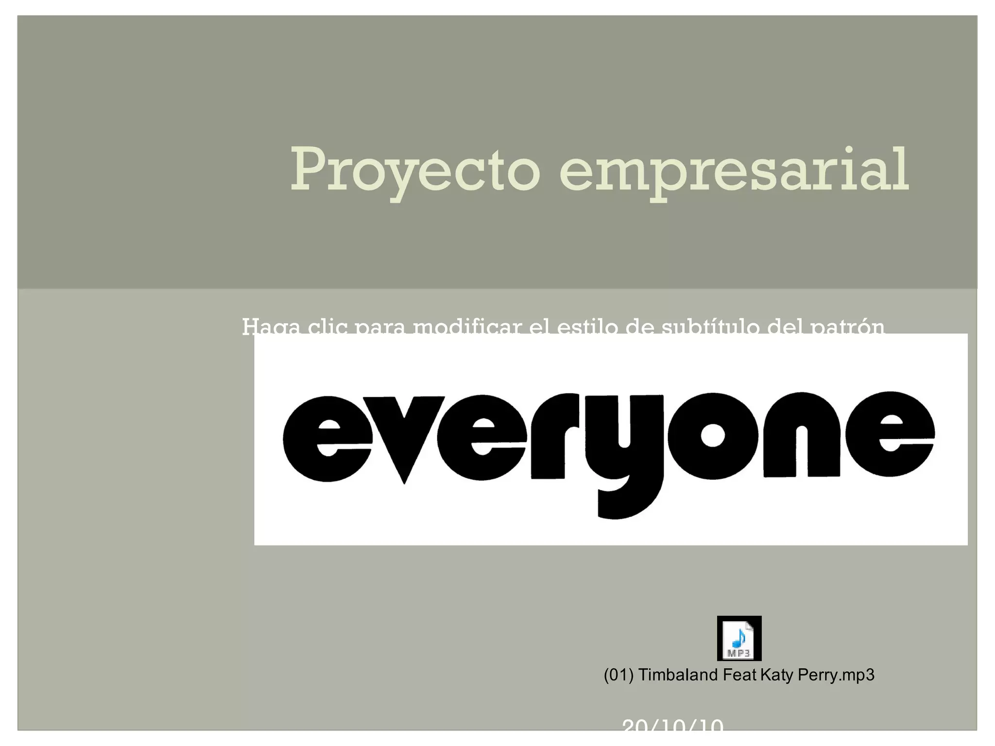 Proyecto empresarial