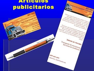 Ar tículos
publicitarios
 