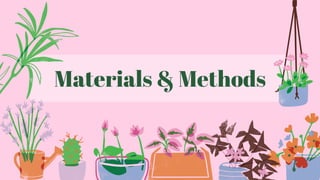 Materials & Methods
 