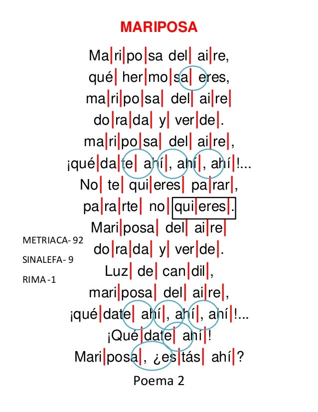 Proyecto español poemas
