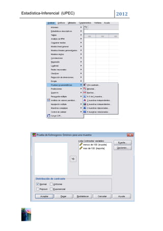 Estadística-Inferencial (UPEC)   2012
 
