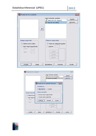 Estadística-Inferencial (UPEC)   2012
 