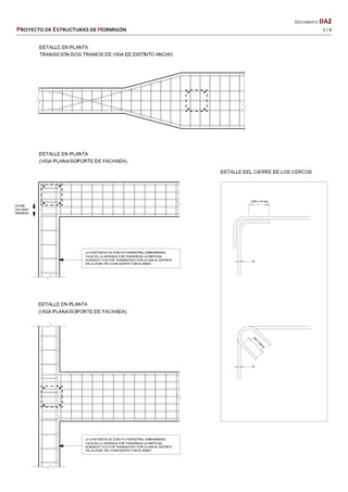   DOCUMENTO DA2 
PROYECTO DE ESTRUCTURAS DE HORMIGÓN   5 / 8 
 
 
