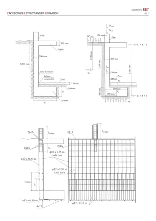 DOCUMENTO EE7
PROYECTO DE ESTRUCTURAS DE HORMIGÓN 6 / 7
1000 mm
 