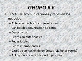 GRUPO # 2 TEMA: Sistemas de Apoyo a la toma de decisiones Rol de los sistemas de apoyo a ejecutivos en la empresaValor de negocio de los SATDLa empresa digitalToma de decisiones y los sistemas de informaciónAplicación a la vida personal o profesión