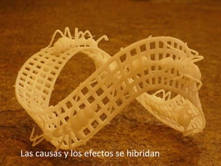 Las causas y los efectos se hibridan