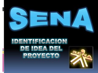 SENA IDENTIFICACION DE IDEA DEL PROYECTO 