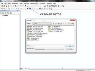 CARGA DE DATOS
 
