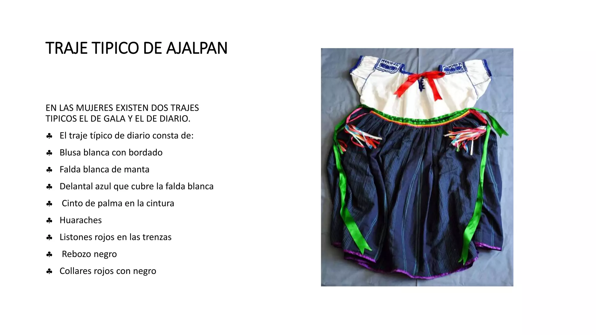 ajalpan costumbres tradiciones y traje típico | PPTX | Women\'s ...