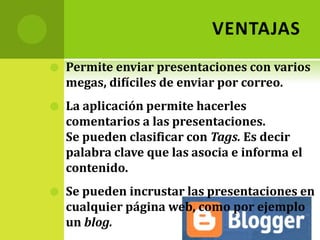 La presentación se puede ver desde cualquier PC. Simplemente abriendo una pagina Web. 
