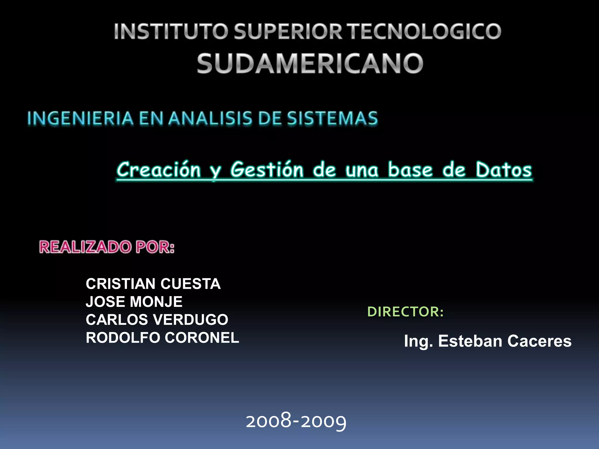 Proyecto Final Base De Datos