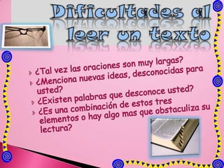 3.4Resumen 3.4.1Características de un buen resumen son: Brevedad, no repetir las ideas • Claridad: distinguir cada una de las ideas de las demás. • Jerarquía: lo prioritario debe destacar sobre lo secundario. • Integridad: no confundir «entresacar» lo importante, no es recortar el tema. 