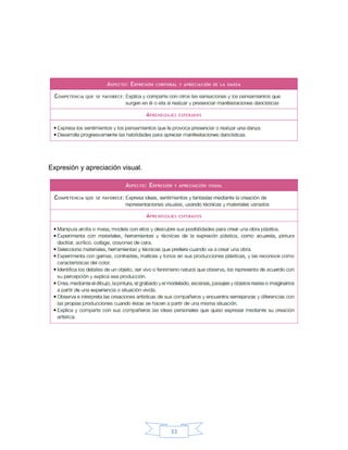 Expresión y apreciación visual.




                                  33
 