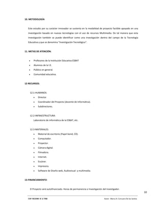 Proyecto final del sitio web esfap