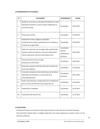 Proyecto final del sitio web esfap