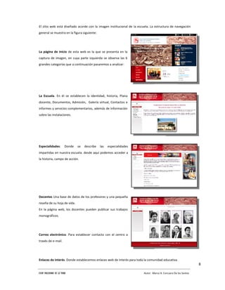 Proyecto final del sitio web esfap