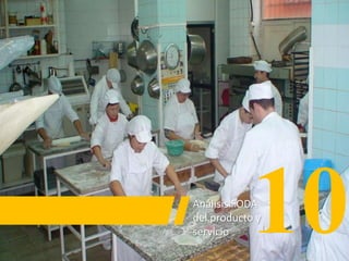 Análisis FODA
del producto y
servicio 10
 