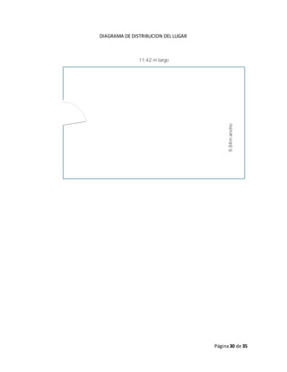 Página 30 de 35 
DIAGRAMA DE DISTRIBUCION DEL LUGAR 
11.42 m largo 
9.94m ancho 
 