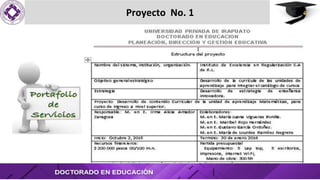 Proyecto No. 1
 