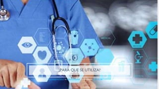 ¿PARA QUE SE UTILIZA?
"Tecnología en Salud" by miltoncollaguazo is licensed under CC BY-NC-SA
 