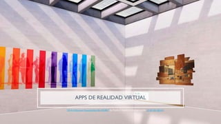 APPS DE REALIDAD VIRTUAL
"3D Architecture Visualization 08 /VR/AR/" by Pablo A. Martin is licensed under CC BY-NC-ND 4.0
 