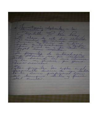 Proyecto Ramona, Elizabeth y Yumilka