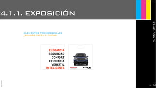 JoanEstornell
ELEMENTOS PROMOCIONALES
_BOLSAS PAPEL 2 TINTAS
ELEGANCIA
SEGURIDAD
CONFORT
EFICIENCIA
VERSÁTIL
INTELIGENTE Nuevo
4.1.1. EXPOSICIÓN
4.ACCIONES
2123
 