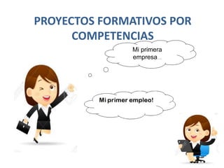 PROYECTOS FORMATIVOS POR
COMPETENCIAS
Mi primera
empresa….
 