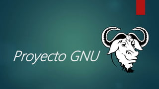 Proyecto GNU
 
