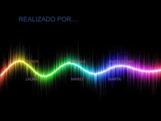 JAVIER CLARA G. MARÍA ELENA
MARIO LAURA MARTA
REALIZADO POR…
JAVIER CLARAG. MARÍA ELENA
LAURA MARIO MARTA
REALIZADO POR…
 