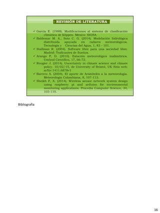 Bibliografía
16
 