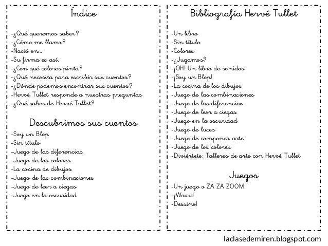 Proyecto Hervé Tullet Original